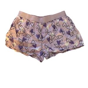 Heart Print Sleep Shorts